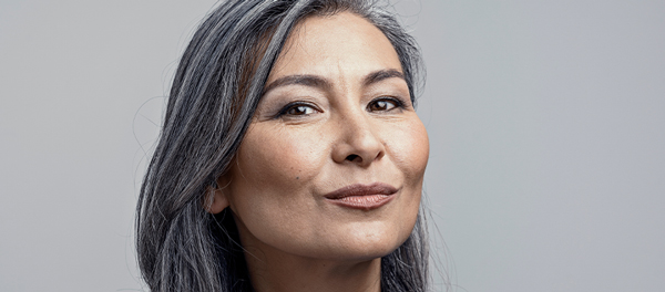 Close up of a womans face